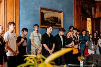 Vernissage de l'exposition civique réalisée par les élèves de Terminale - Lycée Saint Charles