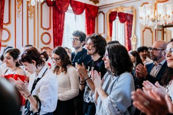 Vernissage de l'exposition civique réalisée par les élèves de Terminale - Lycée Saint Charles
