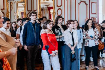 Vernissage de l'exposition civique réalisée par les élèves de Terminale - Lycée Saint Charles