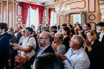 Vernissage de l'exposition civique réalisée par les élèves de Terminale - Lycée Saint Charles