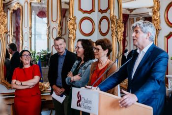 Vernissage de l'exposition civique réalisée par les élèves de Terminale - Lycée Saint Charles
