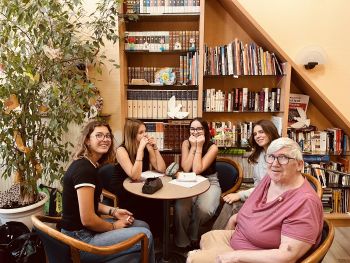 Echange inter-générationnel avec la classe de 1ère Bac Pro AEPA - Lycée Saint Charles