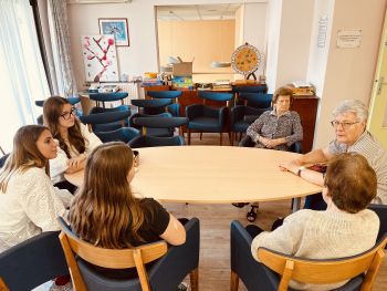 Echange inter-générationnel avec la classe de 1ère Bac Pro AEPA - Lycée Saint Charles