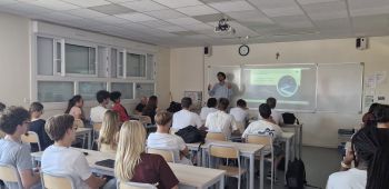 Visite d'un astrophysicien - Lycée Saint Charles