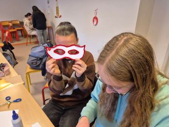Carnaval avec les élèves de CAP AEPE 2ème année - Lycée Saint Charles