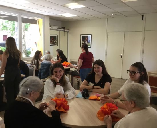 Rencontre inter-générationnelle 2 BP AEPA - Lycée Saint Charles